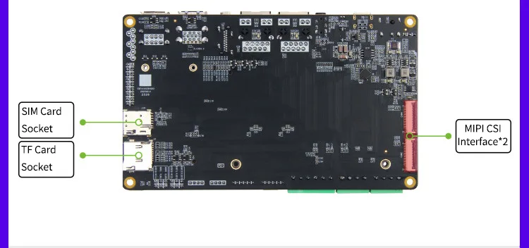 RK3576 Gold Finger SOM core board
