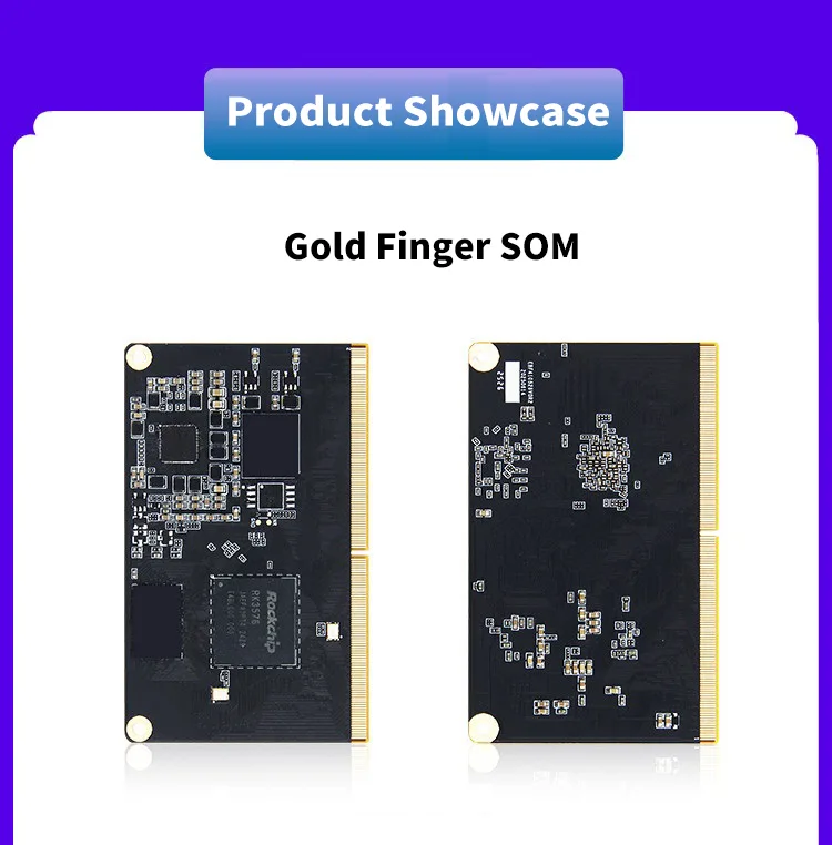 RK3576 Gold Finger SOM core board