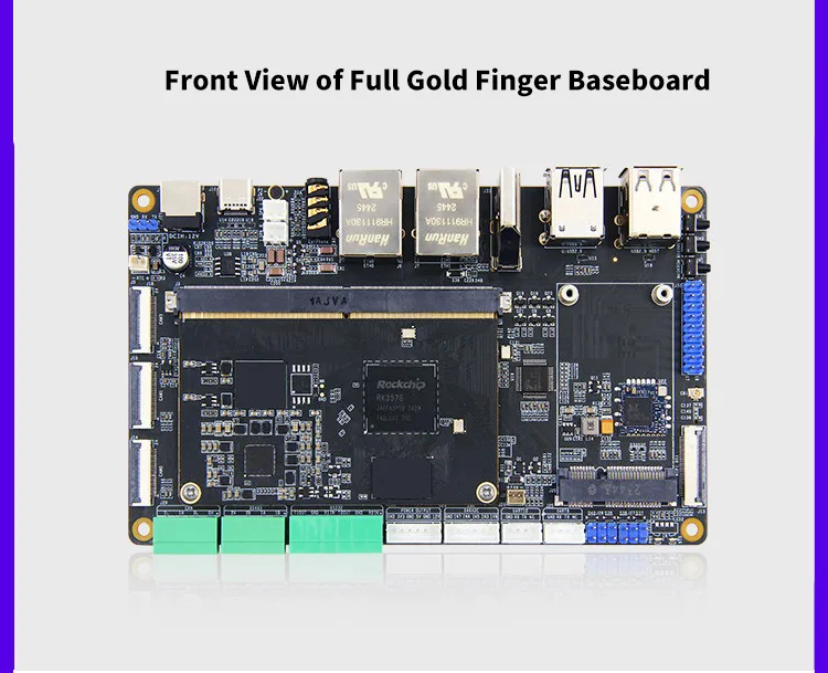 RK3576 Gold Finger SOM core board