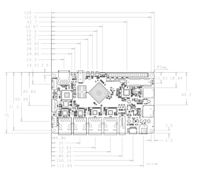 Rockchip RK3568 SBC TP-2N